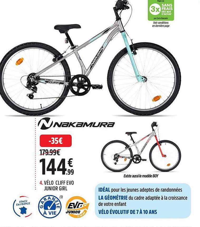 velo fille intersport